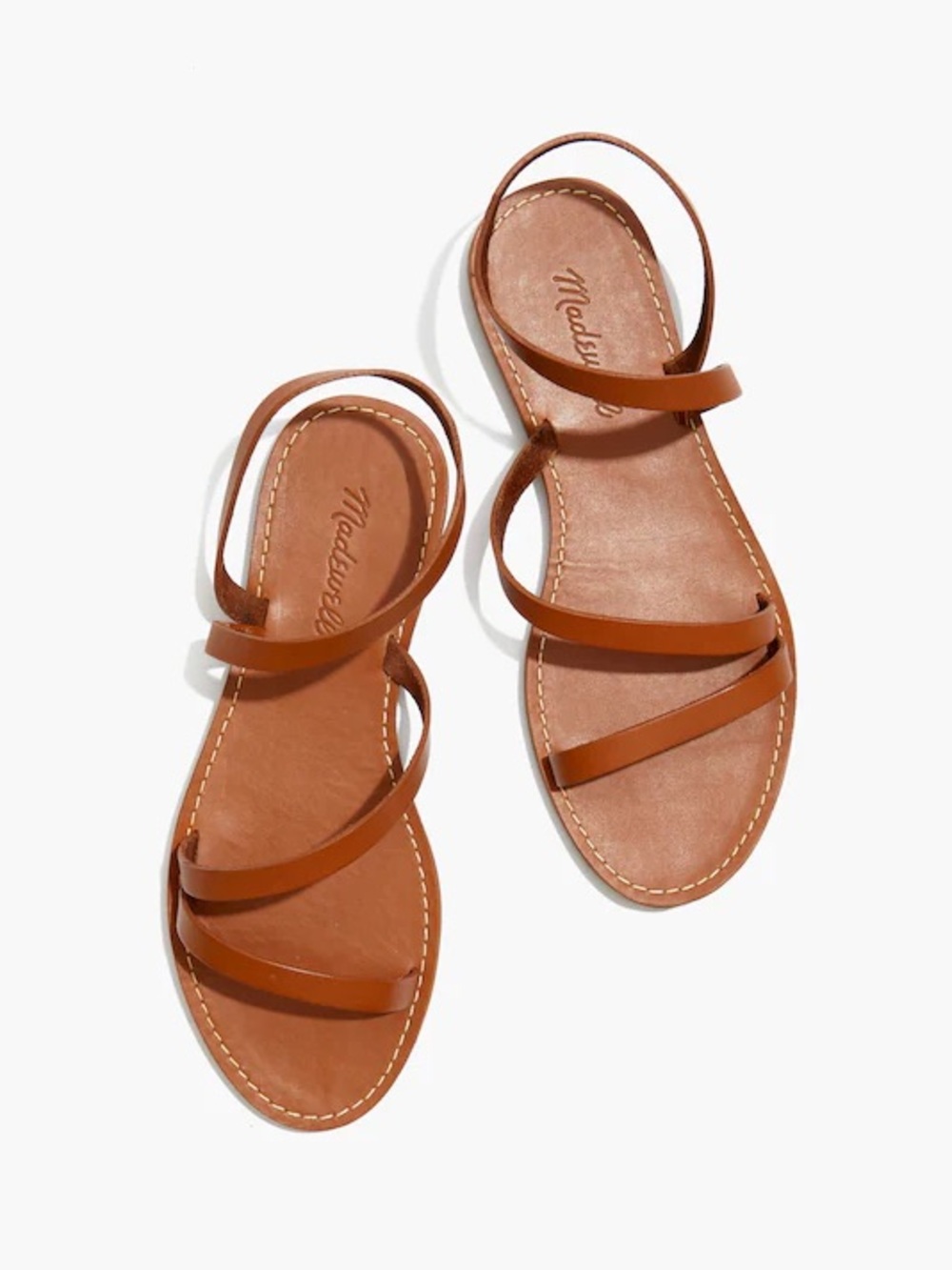 Madewell Anklet Boardwalk Sandal in Saddle